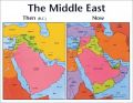 Chart-Middle East Then & Now Wall (Laminated)