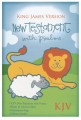 KJV Babys New Testament w/Psalms<BR>
Pink Imitation Leather