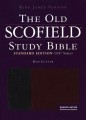 KJV Old Scofield Study (1917)-Black/Burgundy BWBond Indexed