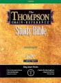 KJV Thompson Chain Large Print-Black Genuine