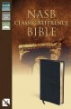NASB Classic Reference Bible-Black Top Grain