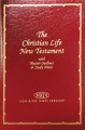 NKJV Christian Life NT w/Master Outlines-Burgundy Imitation Leather