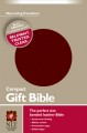 NLT Compact Gift Bible-Burgundy Bonded Leather