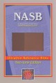 NASB Ultrathin Reference Bible-Brown/Light Brown L-tex