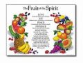 Chart-Fruit Of The Spirit (Laminated)