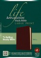NLT2 Life Application Study/Large Print-Burgundy Bond