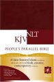 KJV/NLT2 Peoples Parallel Bible-Burgundy Imitation Leather