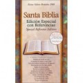 Biblia Edicion Especial con Referencias: 1960 Reina-Valera Revision (RVR), piel elaborada blanca<BR>
Spanish - Reina Valera 1960 Reference Bible