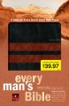 NLT Every Mans Bible-Black/Brown TuTone (New)