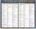 Chart-100 Prophecies Fulfilled By Jesus (Laminated