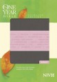 NIV One Year Bible Slimline-Gray/Pink Tutone (1984