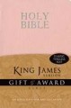 KJV Gift & Award Bible-Pink LeatherLook