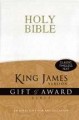 KJV Gift & Award Bible-White Imit