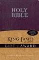 KJV Gift & Award Bible-Purple LeatherLook