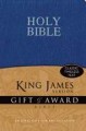 KJV Gift & Award Bible-Blue LeatherLook