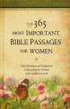 365 Most Important Bible Passages For Women