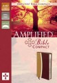 Amplified Bible/Compact-Camel/Burgundy DuoTone