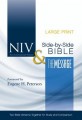 NIV & Message Side-By-Side Bible/Large Print-Hardc