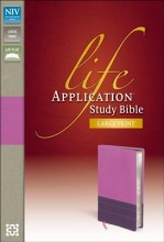 NIV Life Application Study Bible/Large Print-Orchi