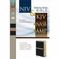 Classic Comparative Side-By-Side-NIV/KJV/NAS/AMP-B