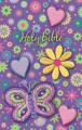 NKJV Shiny Sequin Bible-Purple Flex Cloth