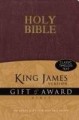 KJV Gift & Award Bible-Burgundy LeatherLook S/S