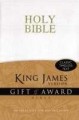 KJV Gift & Award Bible-White LeatherLook S/S