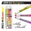 Highlighter-ACCU-Gel Bible Hi-Glider (3 Pk)-Yellow