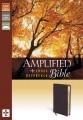 Amplified Cross Reference Bible-Burgundy Bonded Le