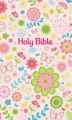 ICB Shiny Sequin Sparkles Bible-Pink Floral Hardco