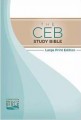 CEB Large Print Study Bible-Hardcover